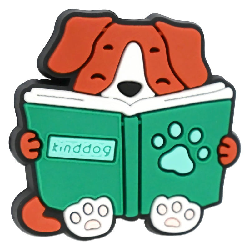 Wholesale   Random 100pcs/pack  Cute cartoon puppy beaded beads